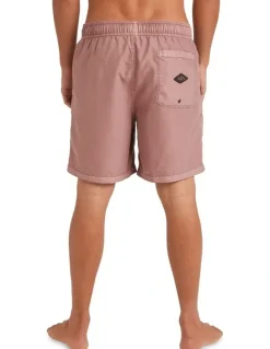 Billabong All Day Overdye Layback Boardshorts In Dusty Rose
