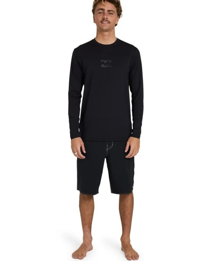 Billabong All Day Wave Long Sleeve Surf Shirt Stealth