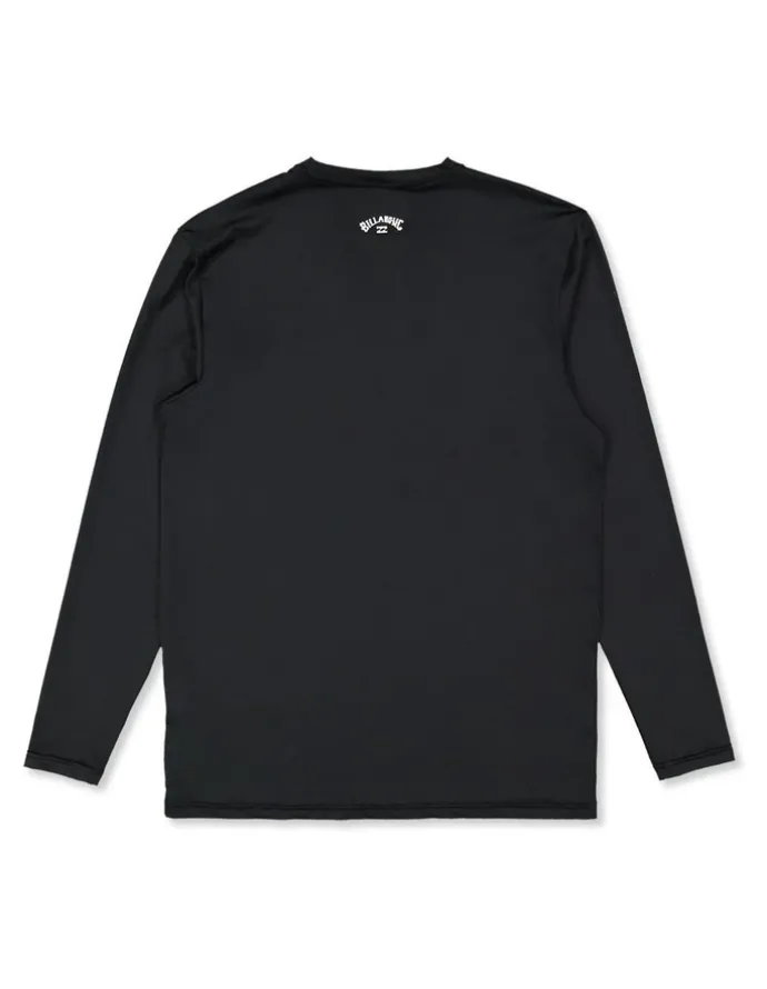 BILLABONG All Day Wave Loose Long Sleeve Rashvest in Black