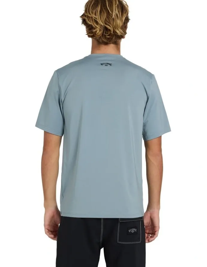 Billabong All Day Wave Surf Shirt in Blue Fog