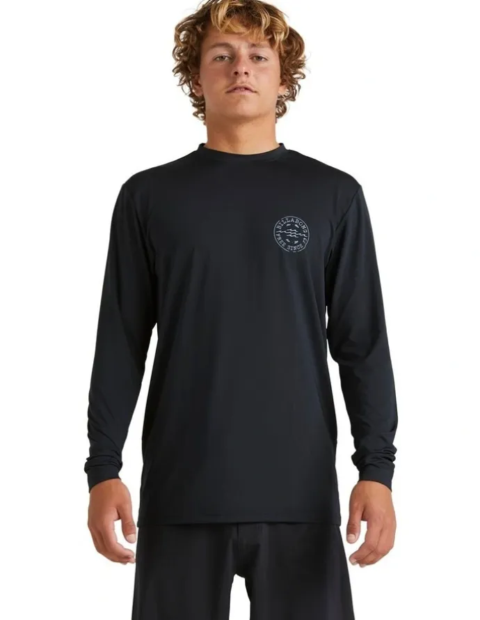 Billabong Big Wave Daz Rash Vest in Black