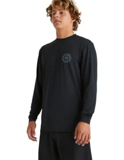Billabong Big Wave Daz Rash Vest in Black