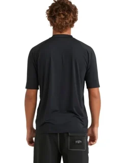 Billabong Boxed Arch Rash Vest in Stealth