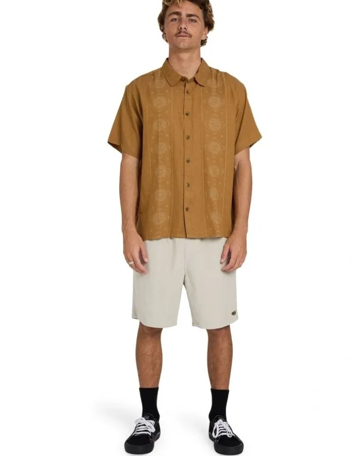 Billabong Cordoba Short Sleeve Shirt Rubber