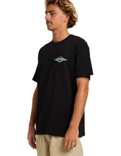 Billabong Crayon Wave Premium T-Shirt in Black
