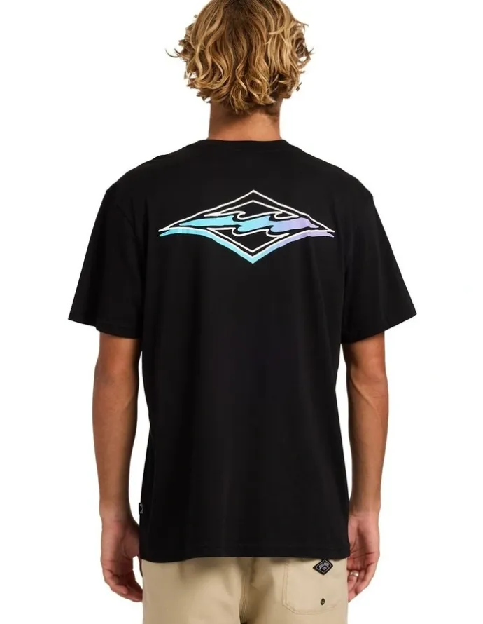 Billabong Crayon Wave Premium T-Shirt in Black