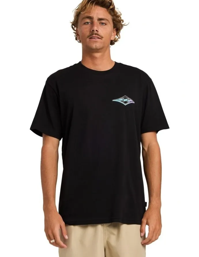 Billabong Crayon Wave Premium T-Shirt in Black