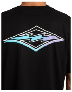 Billabong Crayon Wave Premium T-Shirt in Black