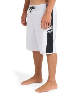 BILLABONG Dbah Bio Wave Pro Performance Boardshorts 21 in White Vintage