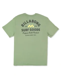 Billabong Foundry Premium T-Shirt Hedge in Green