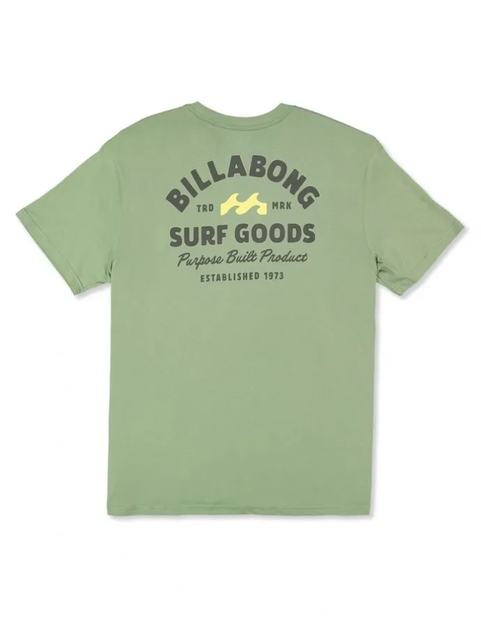Billabong Foundry Premium T-Shirt Hedge in Green