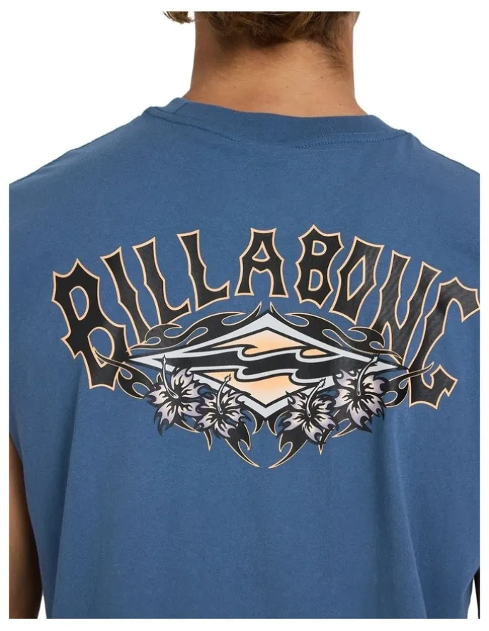Billabong Heritage Arch Muscle China in Blue