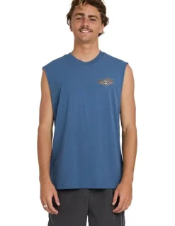 Billabong Heritage Arch Muscle China in Blue
