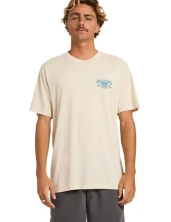 Billabong Heritage Arch Premium T-Shirt in Oatmeal