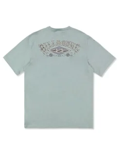BILLABONG Heritage Loose Fit Surf T-shirt in Sea Blue