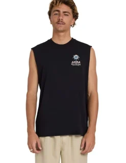 Billabong Portal Muscle Top Washed in Black