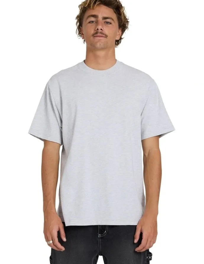 Billabong Premium Wave Wash T-Shirt Light Grey Heather