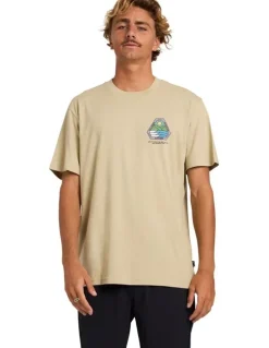 Billabong Rockies Adiv Premium T-Shirt Sand Khaki