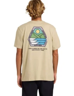 Billabong Rockies Adiv Premium T-Shirt Sand Khaki