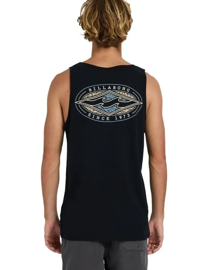 Billabong Rotar Diamond Tank Top in Black