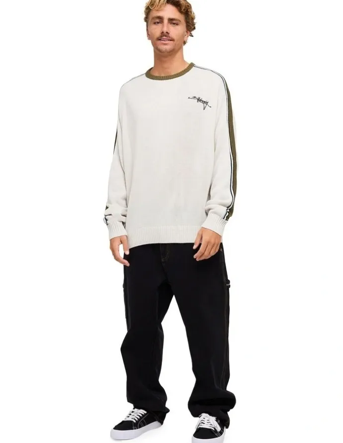 Billabong Script Sweatshirt in Silver in Silver
