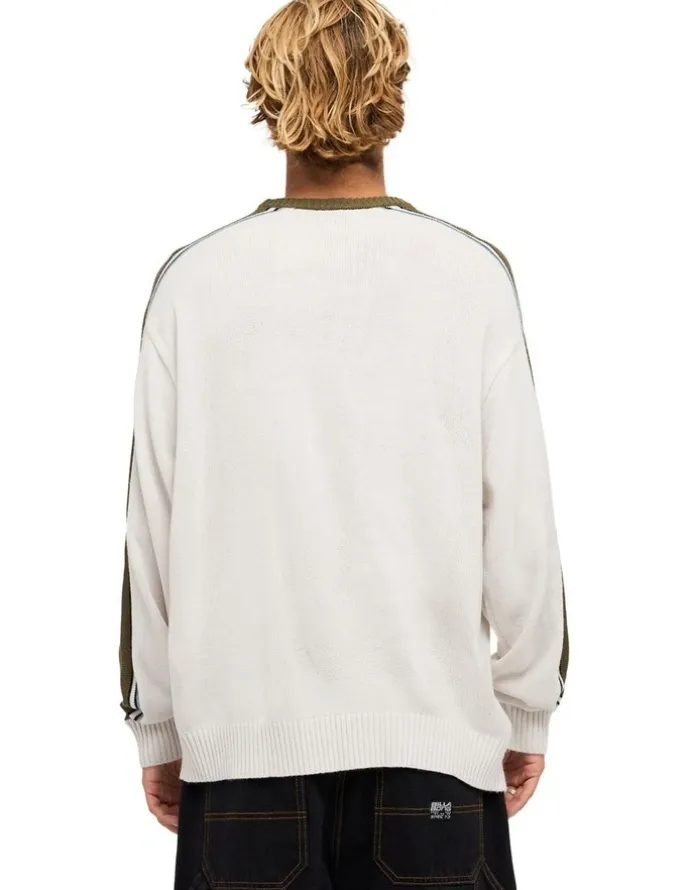 Billabong Script Sweatshirt in Silver in Silver