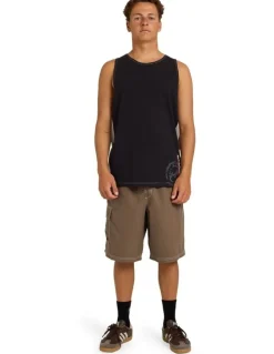 Billabong Spec 73 Blast Tank Top Off in Black