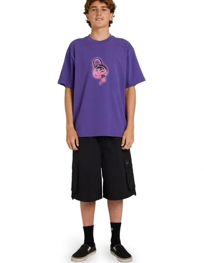Billabong Spec Lock T-Shirt in Purple