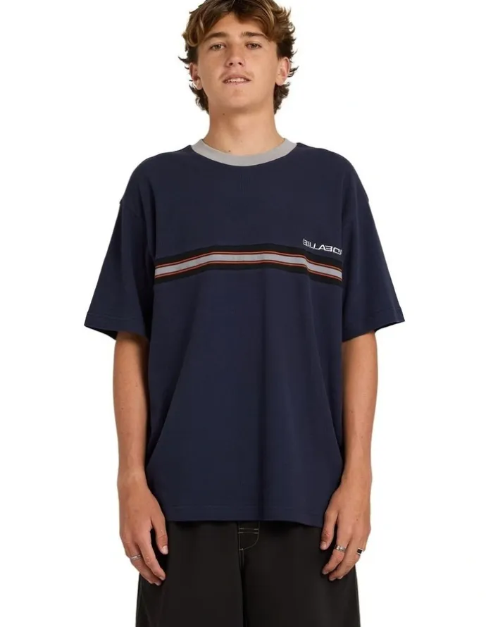 Billabong Spec Ribbed T-Shirt Dusty in indigo