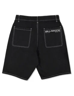 BILLABONG Spec 73 Signals Baggy Fit Denim Shorts in Washed Black