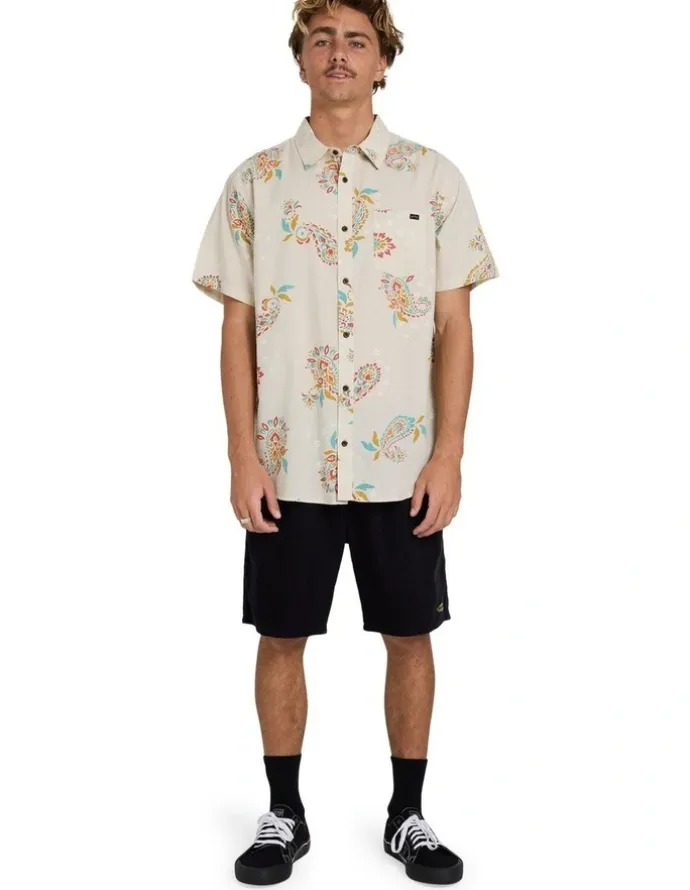 Billabong Sundays Short Sleeve Shirt Oatmeal