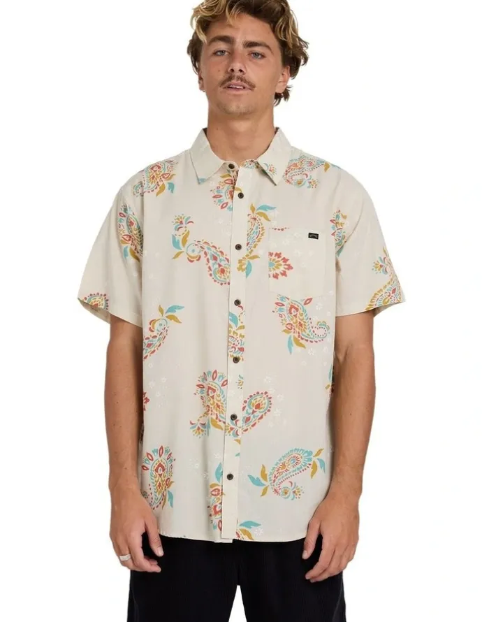Billabong Sundays Short Sleeve Shirt Oatmeal