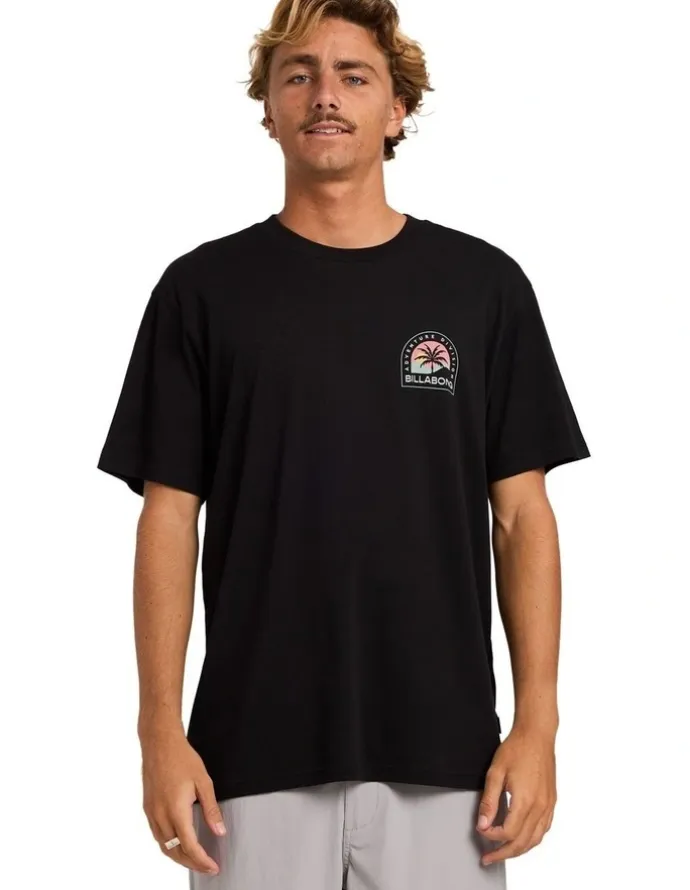 Billabong Sun Down Adiv Premium T-Shirt in Black