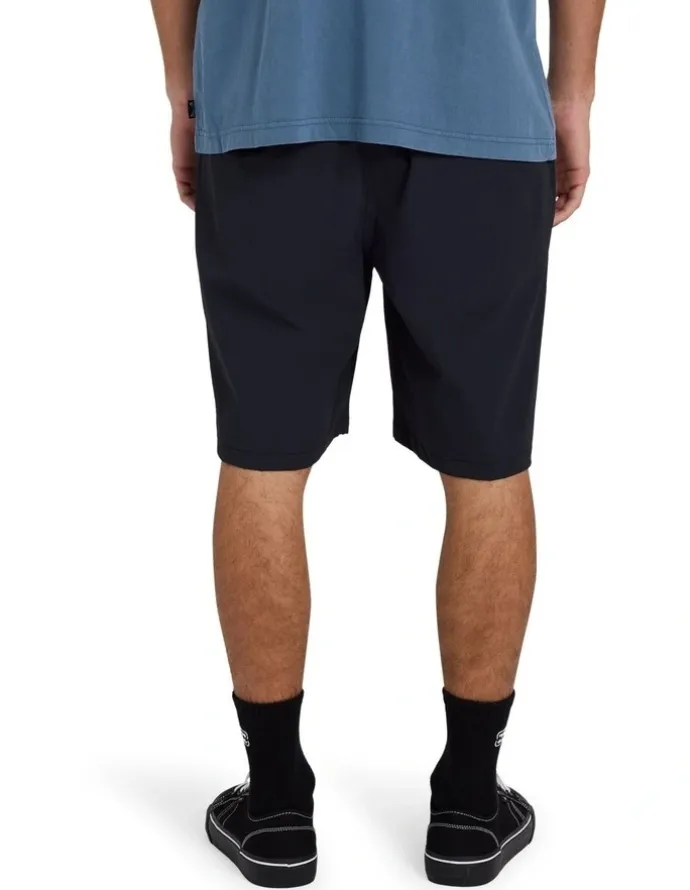 Billabong Surftrek Canyon Elastic Walkshorts in Black