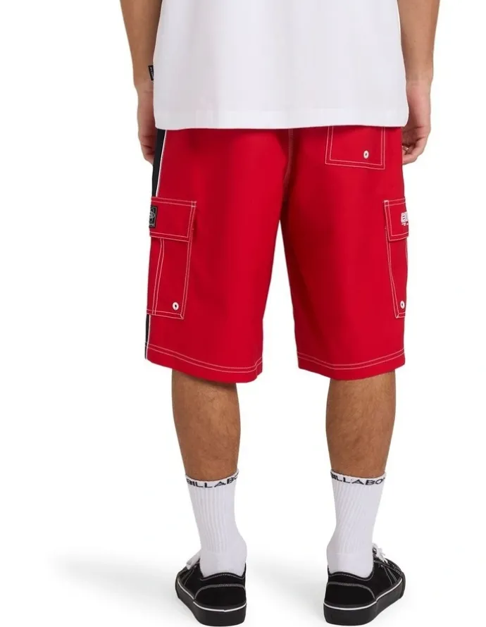 Billabong Thrown On 3.0 Boardshorts 22" in Red