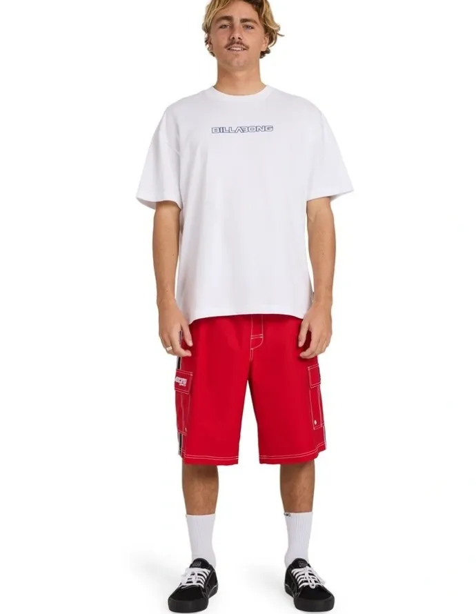 Billabong Thrown On 3.0 Boardshorts 22" in Red