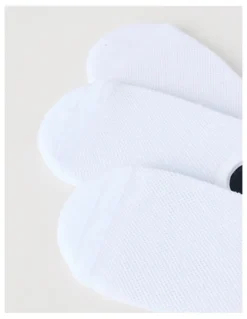 Blaq 3 Pack Australian Cotton No Show Socks