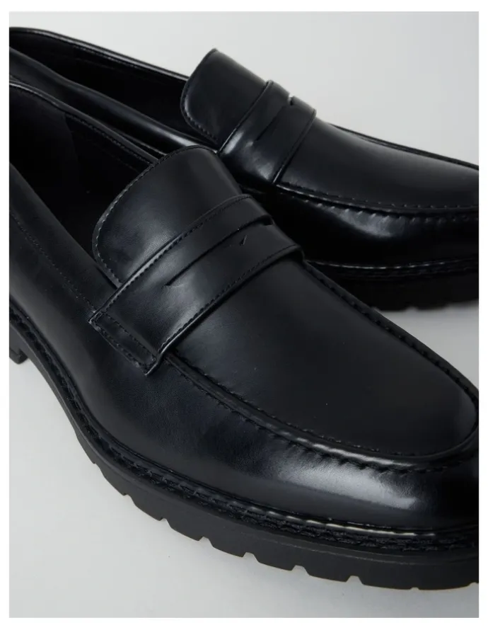 Blaq Atticus Chunky Loafers in Black