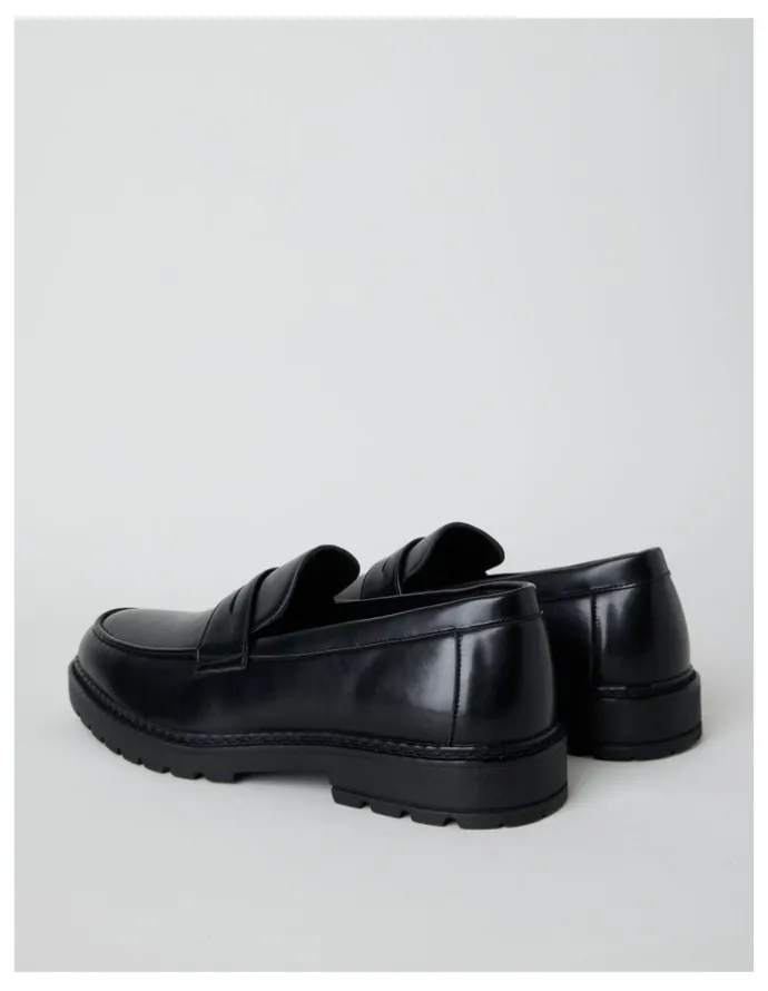 Blaq Atticus Chunky Loafers in Black