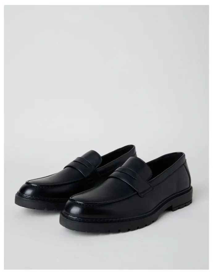 Blaq Atticus Chunky Loafers in Black