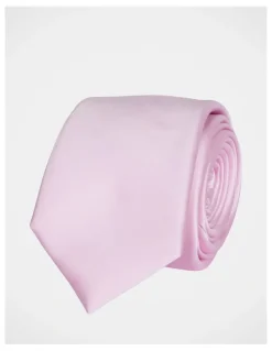 Blaq Core Polyester Tie in Lilac