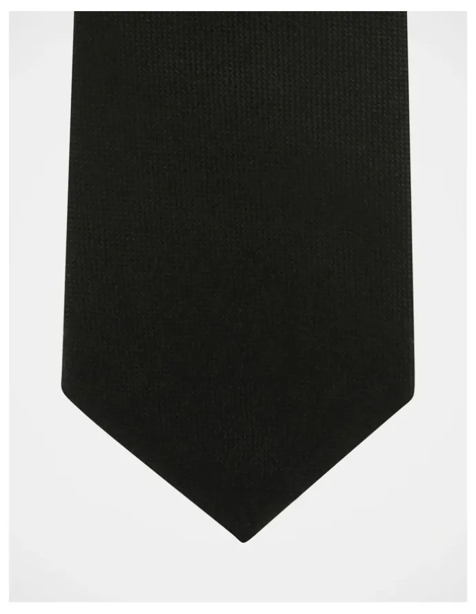 Blaq Core Silk Tie in Black