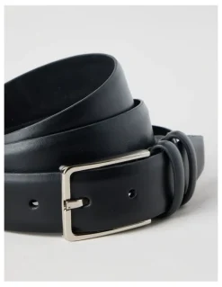 Blaq Dress Belt Black Smooth Belt Black