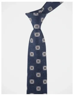 Blaq Jackquard Tie NAVY