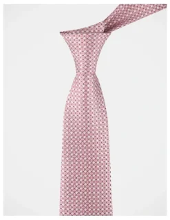 Blaq Jaquard Tie in Rose
