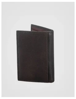 Blaq Leather Magnetic Closure Wallet Brown/Burgundy Wallet Brown/Burgundy