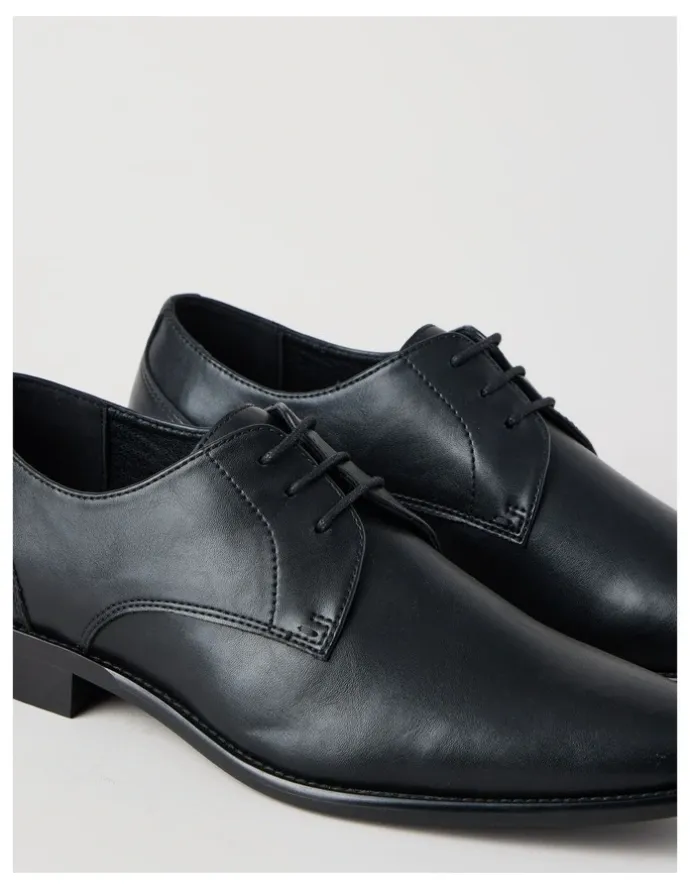 Blaq Lucian Dress Lace Up Shoes in Black