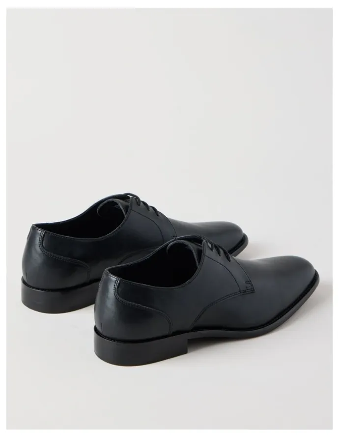 Blaq Lucian Dress Lace Up Shoes in Black