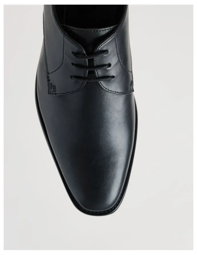 Blaq Lucian Dress Lace Up Shoes in Black