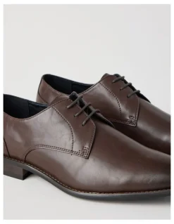 Blaq Lucian Dress Lace Up Shoes in Brown